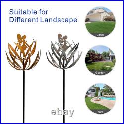 Wind Spinner Metal Kinetic Sculptures Outdoor Garden Yard Lawn Patio Decoration