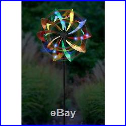 Wind Spinner for Yard Garden Outdoor Metal Multi Color Decor Kinetic Sculpture