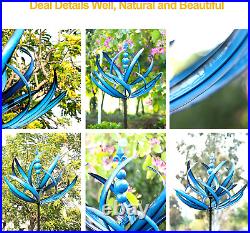 Wind Spinner for Yard and Garden Large Metal Kinetic Wind Sculptures, Yard Art