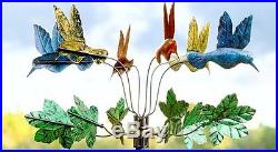 Wind Spinners Hummingbird For the Garden Metal Outdoor Yard Windmill Sculpture 7