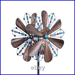 Wind Spinners Outdoor Metal Kinetic Sculpture Windmills for Yard and Garden Lawn