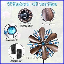 Wind Spinners Outdoor Metal Kinetic Sculpture Windmills for Yard and Garden Lawn