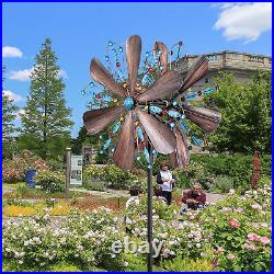 Wind Spinners Outdoor Metal Kinetic Sculpture Windmills for Yard and Garden Lawn