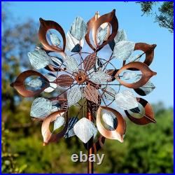 Wind Spinners Outdoor for Yard and Garden, Metal Large Sculptures 84 Inch