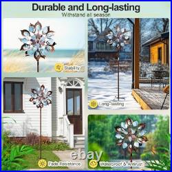 Wind Spinners Outdoor for Yard and Garden, Metal Large Sculptures 84 Inch