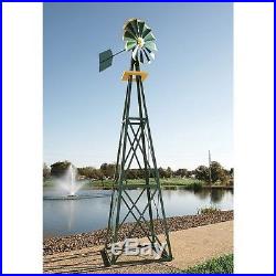 Windmill Decor Garden Windmills Kit Yard Tower Wind Weather Landscape Sculpture