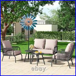 Windmill Metal -Weatherproof Yard Decor & Christmas Gift, Breeze-Rotating