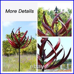 Yard Garden Wind Spinners Large Outdoor Metal Wind Spinners Sculptures, Lawn Y