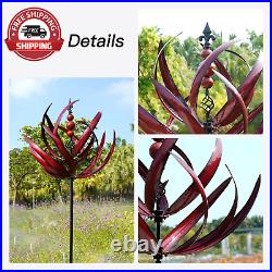 Yard Garden Wind Spinners Large Outdoor Metal Wind Spinners Sculptures, Lawn Y